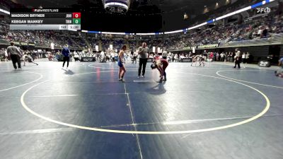 130 lbs Consy 4 - Madison Bryner, Juniata County vs Keegan Mankey, Trinity