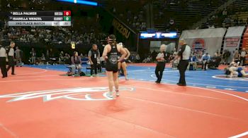 145 Class 1 lbs 3rd Place Match - Isabella Wenzel, Kearney vs Bella Palmer, Odessa
