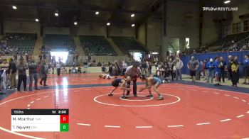 100 lbs Semifinal - Maddox Mcarthur, Teknique Wrestling vs Tyler Nguyen, Icon