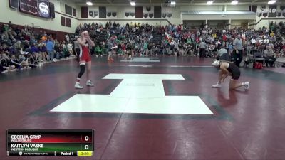 135 lbs Cons. Round 1 - Kaitlyn Vaske, Western Dubuque vs Cecelia Gryp, Williamsburg