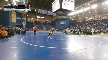 144 lbs 7th Place Match - Lincoln Kelley, Loudon County vs Benjamin Aguilar, Mountain View