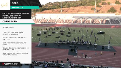 Gold "In Memory Of" at 2024 Corps at the Crest