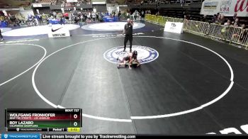 70 lbs 1st Place Match - Roy Lazaro, California Grapplers vs Wolfgang Fronhofer, Beat The Streets - Los Angeles