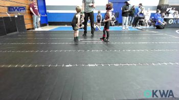 43 lbs Consi Of 16 #2 - Briggs Cole, Weatherford Youth Wrestling vs Parker Elliott, Woodward Youth Wrestling