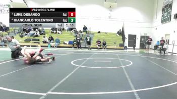 165 lbs Cons. Semi - Giancarlo Tolentino, Palomar vs Luke Desando, Palomar
