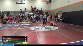 132 lbs 1st Place Match - LIAM FULLER, Bob Jones vs Jaxton Cagle, Huntsville