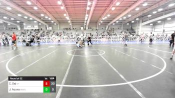 145 lbs Round Of 32 - Collin Gaj, Steller Trained RanCor Battalion vs Jairo Acuna, Windy City Winds