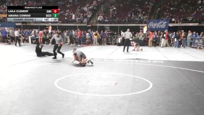 G 107 lbs Champ. Round 1 - Amaria Conrad, Destrehan Girls vs Laila Clement, E.d. White Girls