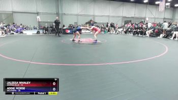 105 lbs 4th Wrestleback (16 Team) - Jaleesa Whaley, Georgia Blue vs Addie Morse, Oklahoma