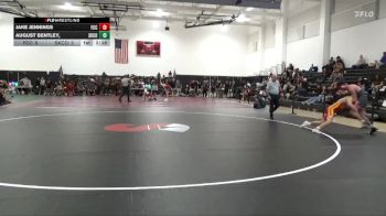 141 lbs Quarters & 1st Wb (16 Team) - Jake Jennings, Fresno City College vs August Bentley,, Skyline College