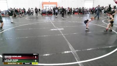 55 lbs Cons. Round 5 - Denver Rowland, Team Tiger vs Layklen Dunn, NoWorries Academy