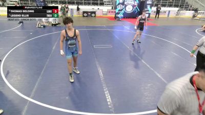 Junior Boys - 150 lbs Quarters - Thomas Belding, La Grande Mat Club vs Legend Ellis, Threestyle Wrestling Of Oklahoma