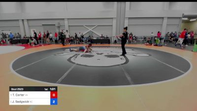 113 lbs C-semi - Tristan Carter, Virginia vs Jekai Sedgwick, North Carolina