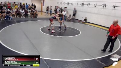 157 lbs Cons. Round 5 - Blake Sholl, Dominate Club Wrestling vs Max Haws, WAR Wrestling Club