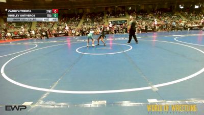 73 lbs Consi Of 8 #2 - Camdyn Terrell, Springdale Youth Wrestling Club vs Kinsley Ontiveros, Texas Elite Wrestling Club