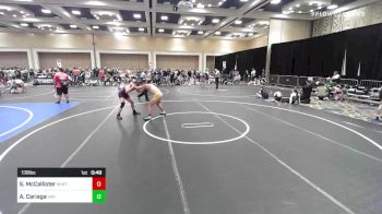 138 lbs Consi Of 8 #1 - Shawn McCallister, White House WC vs Akea Cariaga, Viking Wrestling