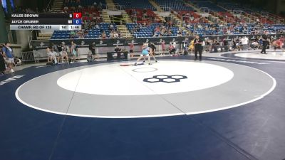 120 lbs Champ. Rd Of 128 - Kaleb Brown, Iowa vs Jayce Gruber, Minnesota