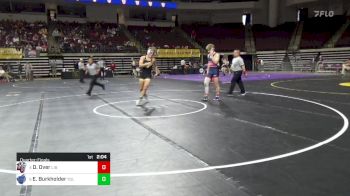 165 lbs Quarterfinal - David Over, Liberty vs Ezekiel Burkholder, Toledo