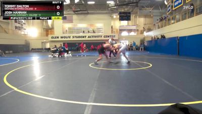 149 lbs Finals (8 Team) - Tommy Dalton, Western Wyoming College vs Josh Hannan, Clackamas Community College