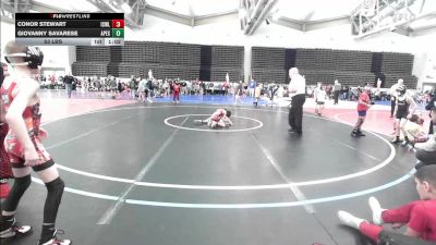 53 lbs Rr Rnd 2 - Conor Stewart, ICWL Bruisers Club vs Giovanny Savarese, Apex ES