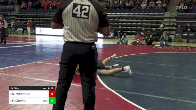 125 lbs Semifinal - Ryan Miller, Pennsylvania vs Pat Glory, Princeton