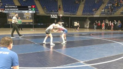 77 lbs Consy 4 - Mia Stoffella, Canon-McMillan vs Kloe Krogstad, Springfield