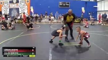 56 lbs Round 5 (6 Team) - Jordan Skodak, Backyard Brawlers vs Calvin Babcock, No Escape Wrestling Academy