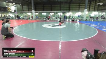 60/65 Cons. Semi - Ryan Bassiri, Capital City Wrestling Club vs Whitt Cromer, Roundtree Wrestling Academy