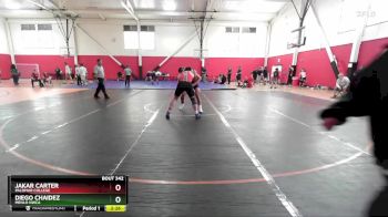 197 lbs Quarterfinal - Diego Chaidez, Menlo NWCA vs Jakar Carter, Palomar College