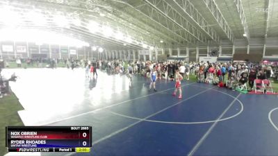 105 lbs 1st Place Match - Nox Obrien, Wasatch Wrestling Club vs Ryder Rhoades, Uintah Wrestling