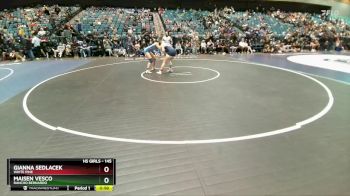 145 lbs Cons. Semi - Gianna Sedlacek, White Pine vs Maisen Vesco, Rancho Bernardo
