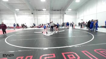 190 lbs 3rd Place - Trinity Bittle, Cushing Girls vs Isabella Clark, Newkirk Girls