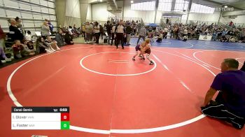 55 lbs Consolation - Isaac Glover, Vian Wrestling Club vs Liam Foster, Warner Eagles Youth Wrestling