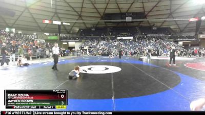 63 lbs Cons. Round 4 - Aayden Brown, Inland Northwest Wrestling Training Center vs Isaac Ozuna, Asylum Wrestling Club