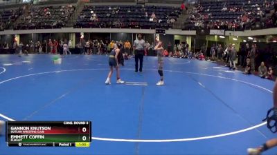 60 lbs Cons. Round 3 - Emmett Coffin, Pursuit vs Gannon Knutson, Outlaw Wresting Club