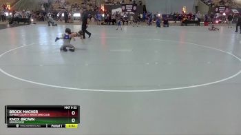 75 lbs Quarterfinal - Brock Macher, Sumner County Wrestling Club vs Knox Brown, Grindhouse
