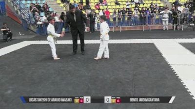 BENTO JARDIM SANTANA vs Lucas Takeshi De Araujo Iwasaki 2026 CBJJE International BJJ Championships