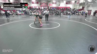 125 lbs Cons. Round 2 - Dannyka Smith, Willits vs Miranda Navarette Flores, Los Banos