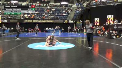 184 lbs Cons. Round 2 - Brandt Bombard, Augsburg vs Casey Aikman, North Central (IL)
