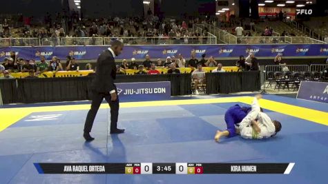 Kira Humen vs Ava Raquel Ortega 2026 Pan Kids Jiu-Jitsu IBJJF Championship