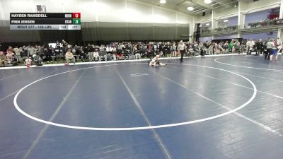 126 lbs Cons. Sub-rd Of 16 - Hayden Ramsdell, Minnesota vs Finn Jensen, Utah