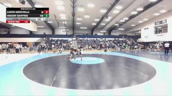 133 lbs Cons. Round 4 - Aaron Menickella, Unattached vs Vincent Gioffree, Franklin And Marshall