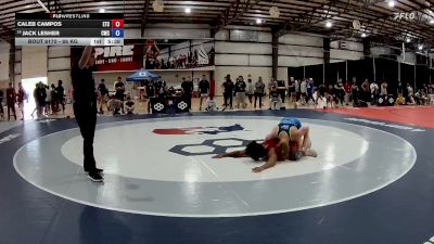 86 kg Cons. Round 3 - Caleb Campos, Eagle Training Center vs Jack Lesher, Cavalier Wrestling Club
