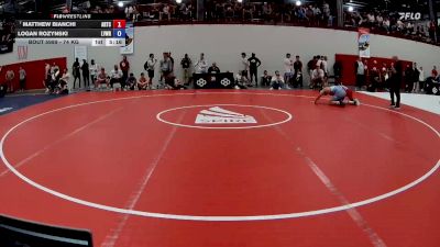 74 kg Champ. Round 4 - Matthew Bianchi, Arkansas Regional Training Center vs Logan Rozynski, Lehigh Valley Wrestling RTC
