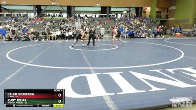 106 lbs Quarterfinals (8 Team) - Rudy Rojas, BROKEN ARROW vs Caleb Schneider, YUKON