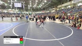 61 lbs Consolation - Ayden Palomino, Toppenish USA Wrestling vs Chaypin Nicklas, Yuma