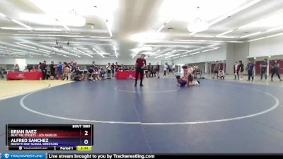 145 lbs Cons. Round 1 - Brian Baez, Beat The Streets - Los Angeles vs Alfred Sanchez, Righetti High School Wrestling