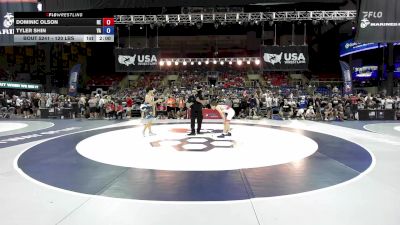 120 lbs Champ. Rd Of 128 - Dominic Olson, NE vs Tyler Shin, VA