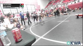 58 lbs Quarterfinal - Nolan Elwell, Tuttle Wrestling vs Lynx Lehman, Lexington Wrestling Club