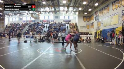 190 lbs Round 1 - Gabriel Daniels, Camden County Outsiders vs Marcella Bonner, Fort Myers Wrestling Club